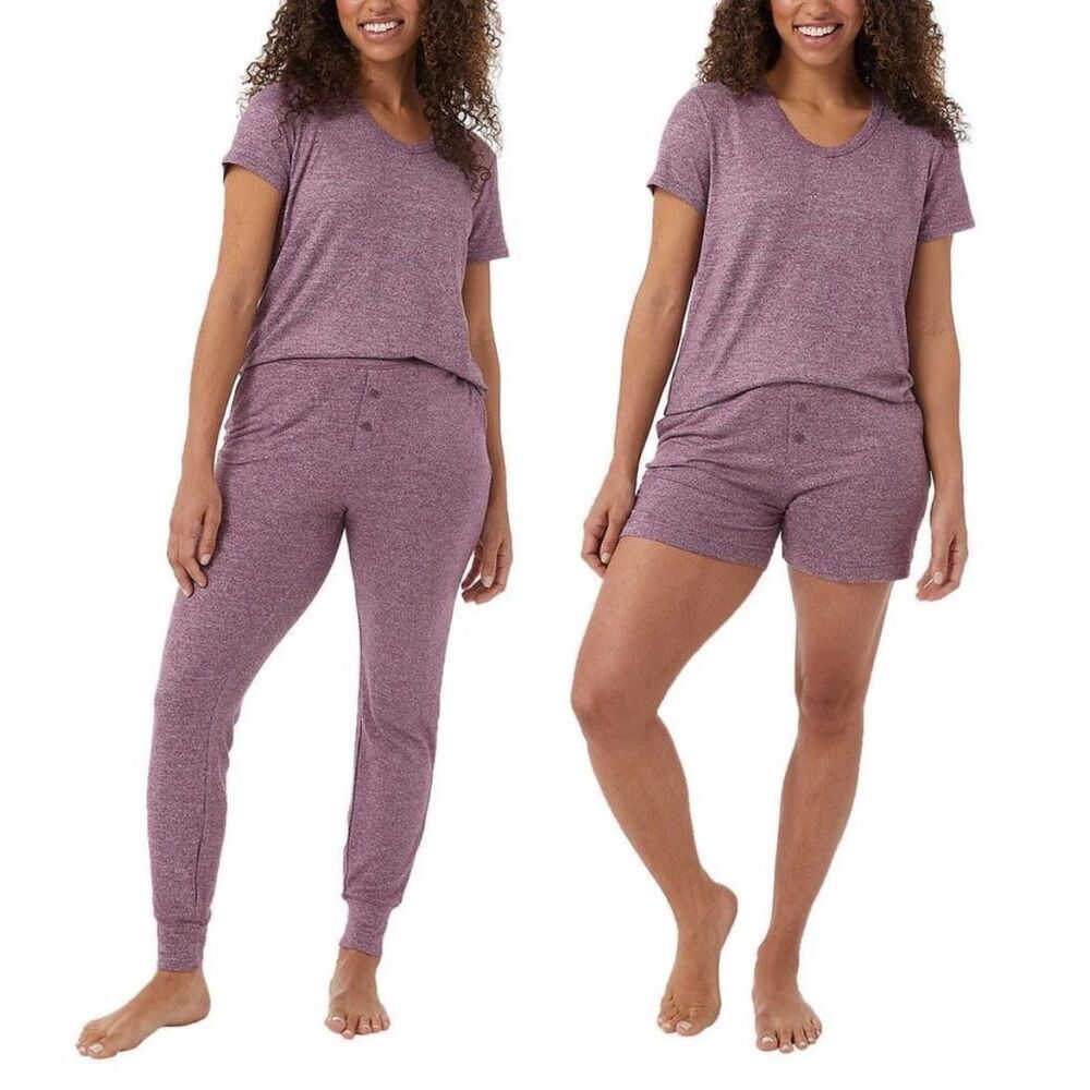 32 Degrees Women's Purple Sleepwear Set